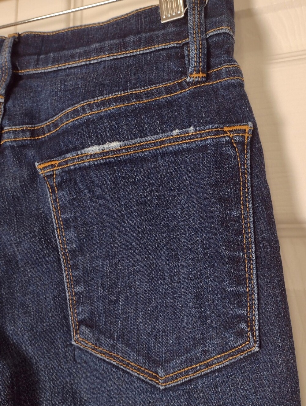 Frame Denim Le High Straight Jeans Snap Ankle Split Hem - Picture 11 of 16